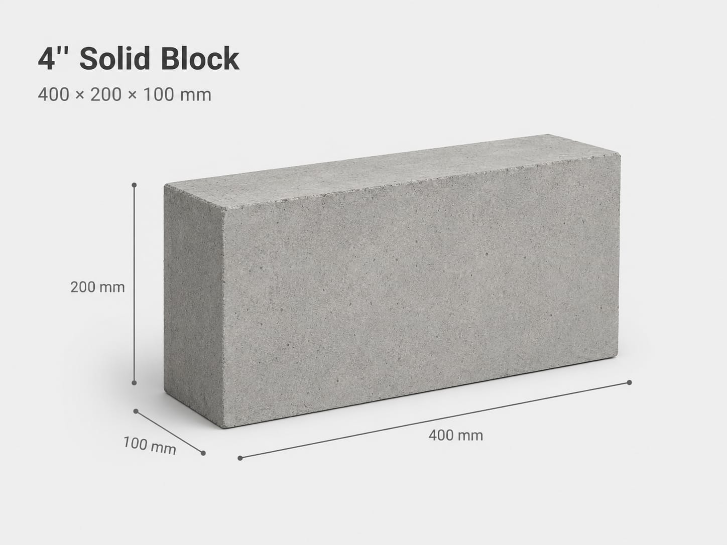 Concrete solid blocks manufactured by SGD Unique Blocks & Pavers in Mysore, Karnataka