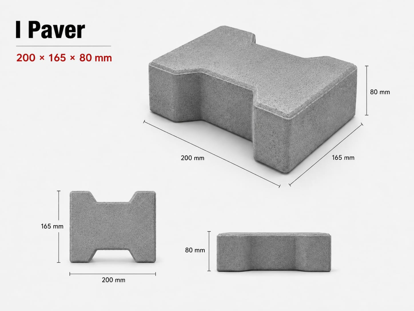 I-Paver 80mm paver blocks from SGD in Mysuru