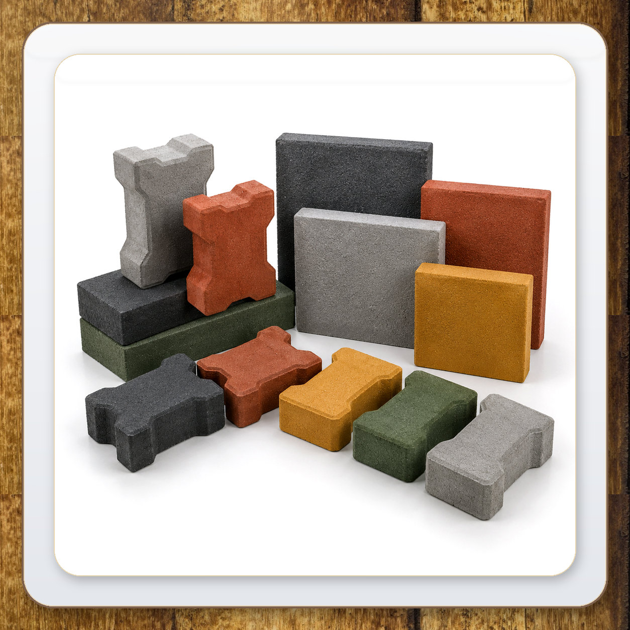 Interlocking paver blocks colour variants for driveways in Mysore - SGD Unique Blocks & Pavers