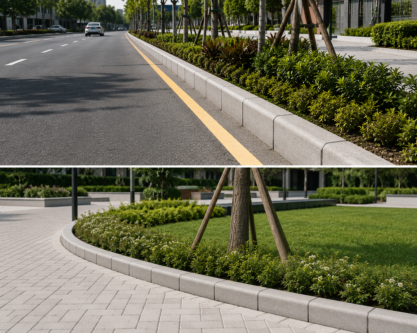 Garden kerb stones and pathway borders by SGD Unique Blocks