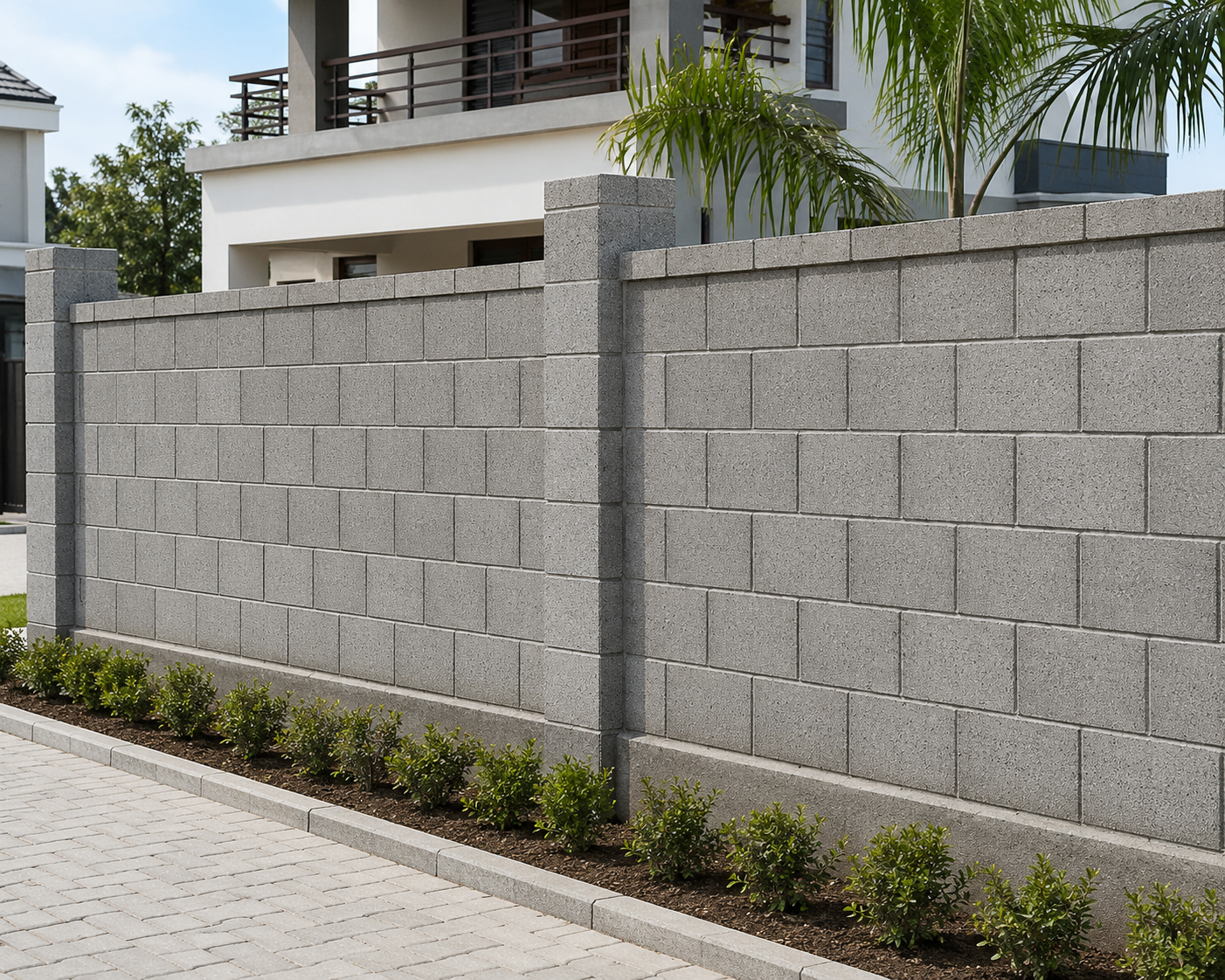 Solid blocks used in construction projects by SGD Mysuru