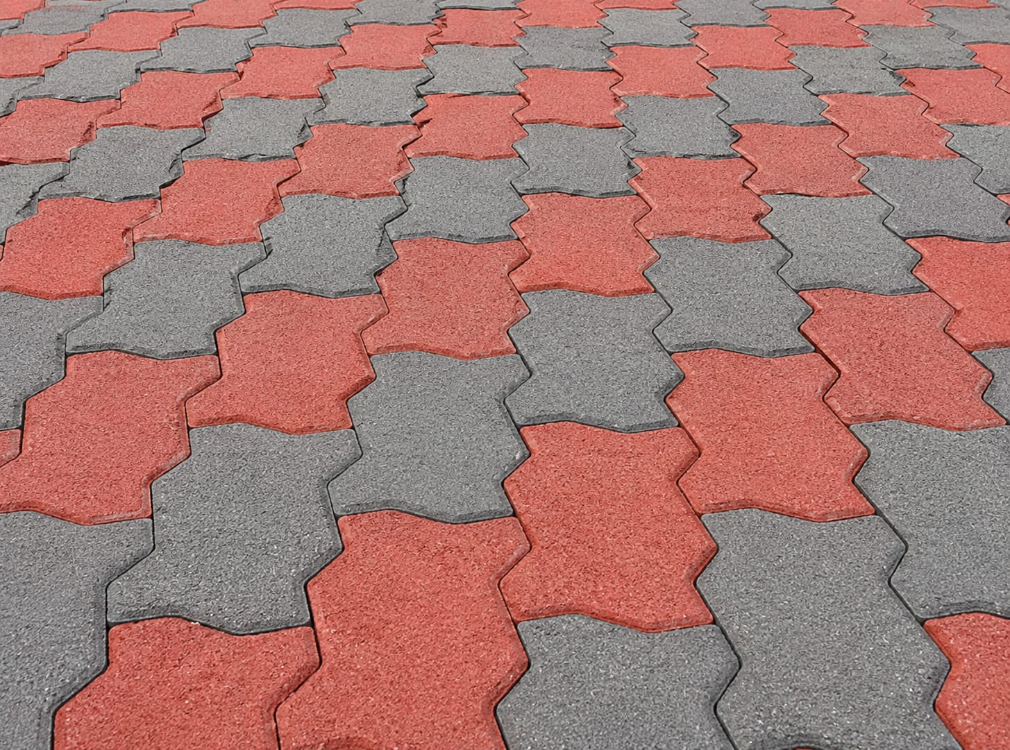 Zig Zag interlocking paver blocks from SGD Mysuru for driveways