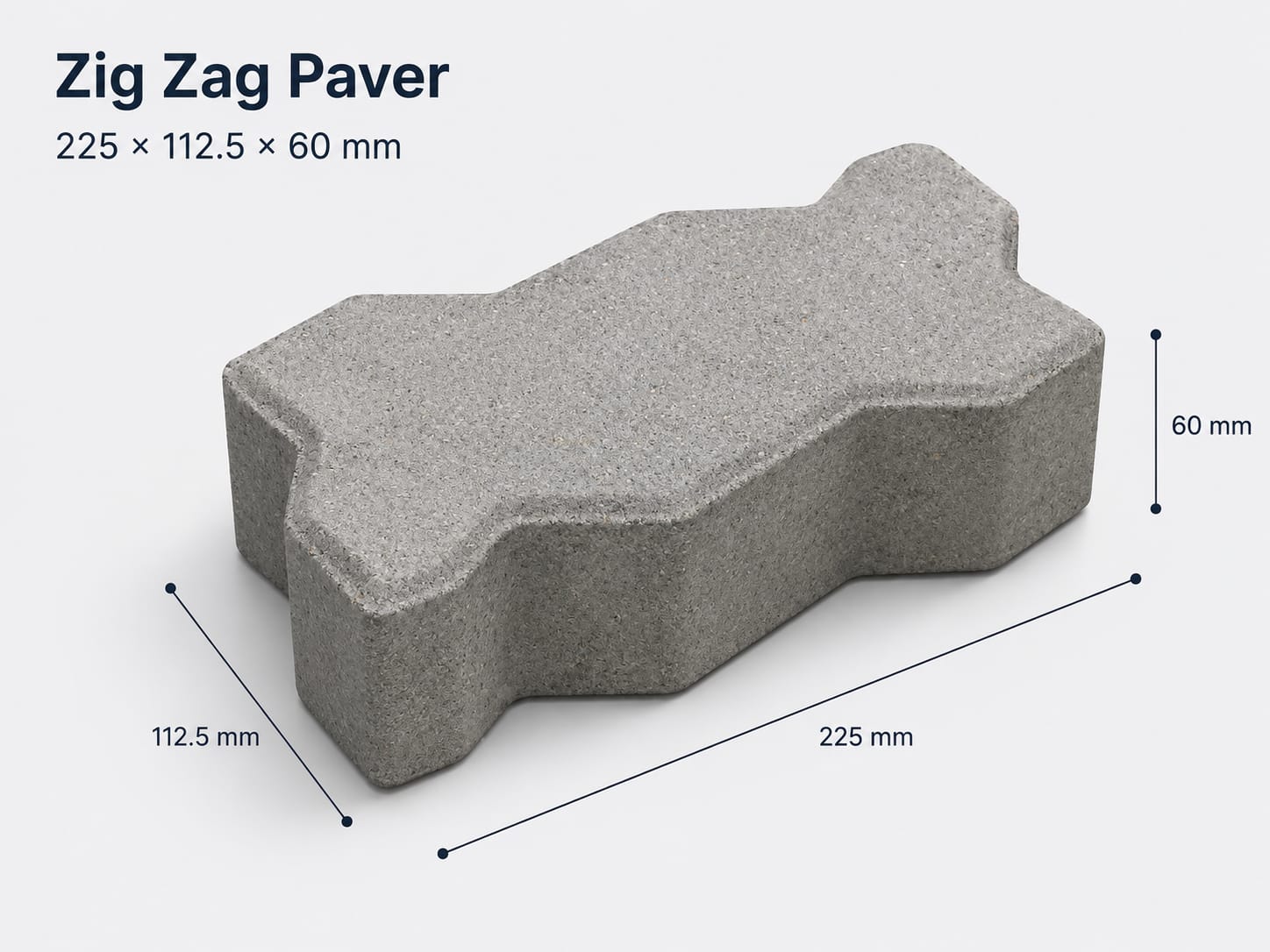 Zig Zag paver blocks for driveways in Mysore
