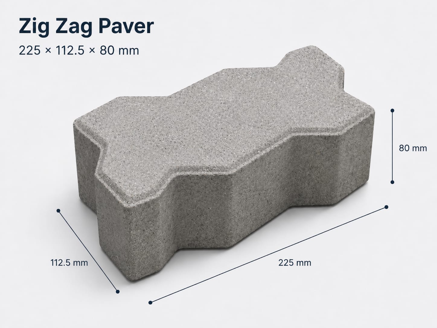 Zig Zag interlocking paver blocks from SGD Mysuru